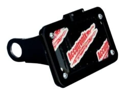 Accutronix Side Mount LED Light License Plate Frame For Harley Sportster 2004-2022