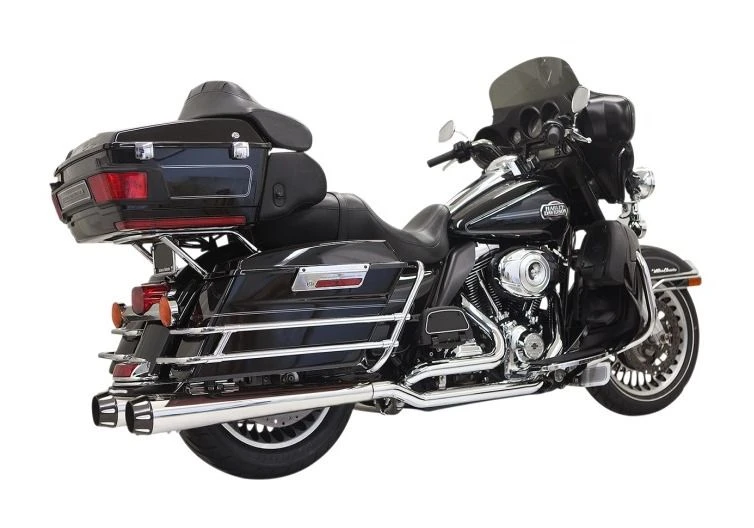 Bassani Down Under True Dual Exhaust For Harley Touring 2009-2016