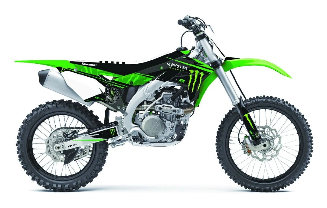 D'COR Visuals Monster Energy Graphics Kit Kawasaki KX125 / KX250 2003-2007 [Open Box]