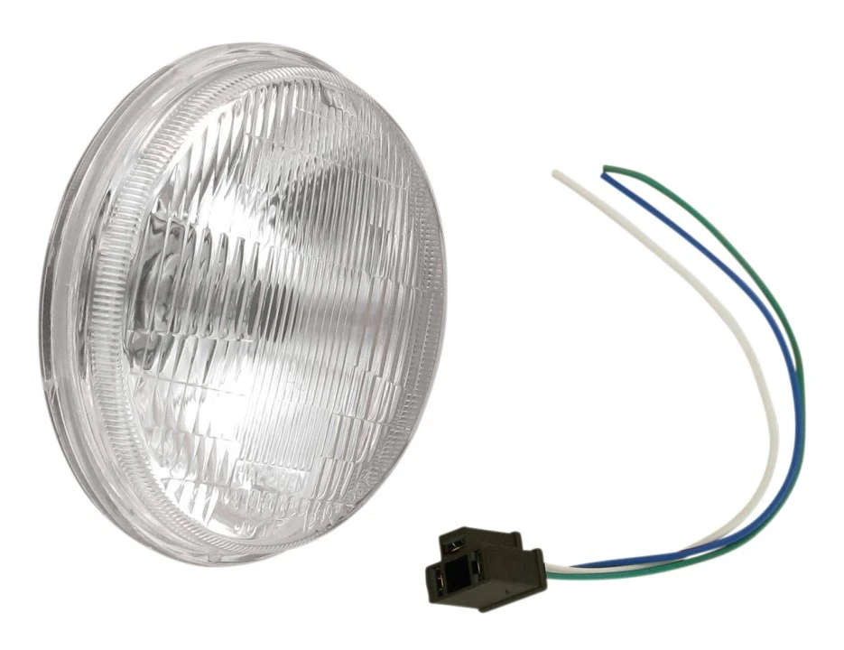 Drag Specialties 5 3/4" Bottom-Mount Headlight Assembly For Harley - Image 2