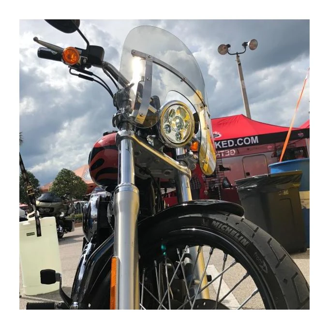 HogWorkz LED 5 3/4" V2 Headlight For Harley 1988-2023 - Image 8