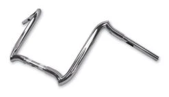 KST Kustoms 1 1/4" Mayhem Handlebars For Harley With 1" Clamp 14" Rise / High Gloss Black [Previously Installed]