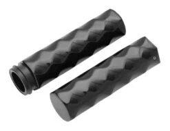 LA Choppers Billet Hex Tex Grips For Harley Fly-By-Wire