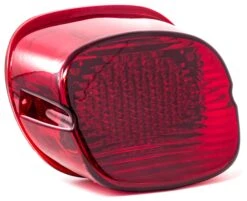 Letric Lighting Co. Deluxe Slantback LED Taillight W/ No Plate Window For Harley 1999-2023