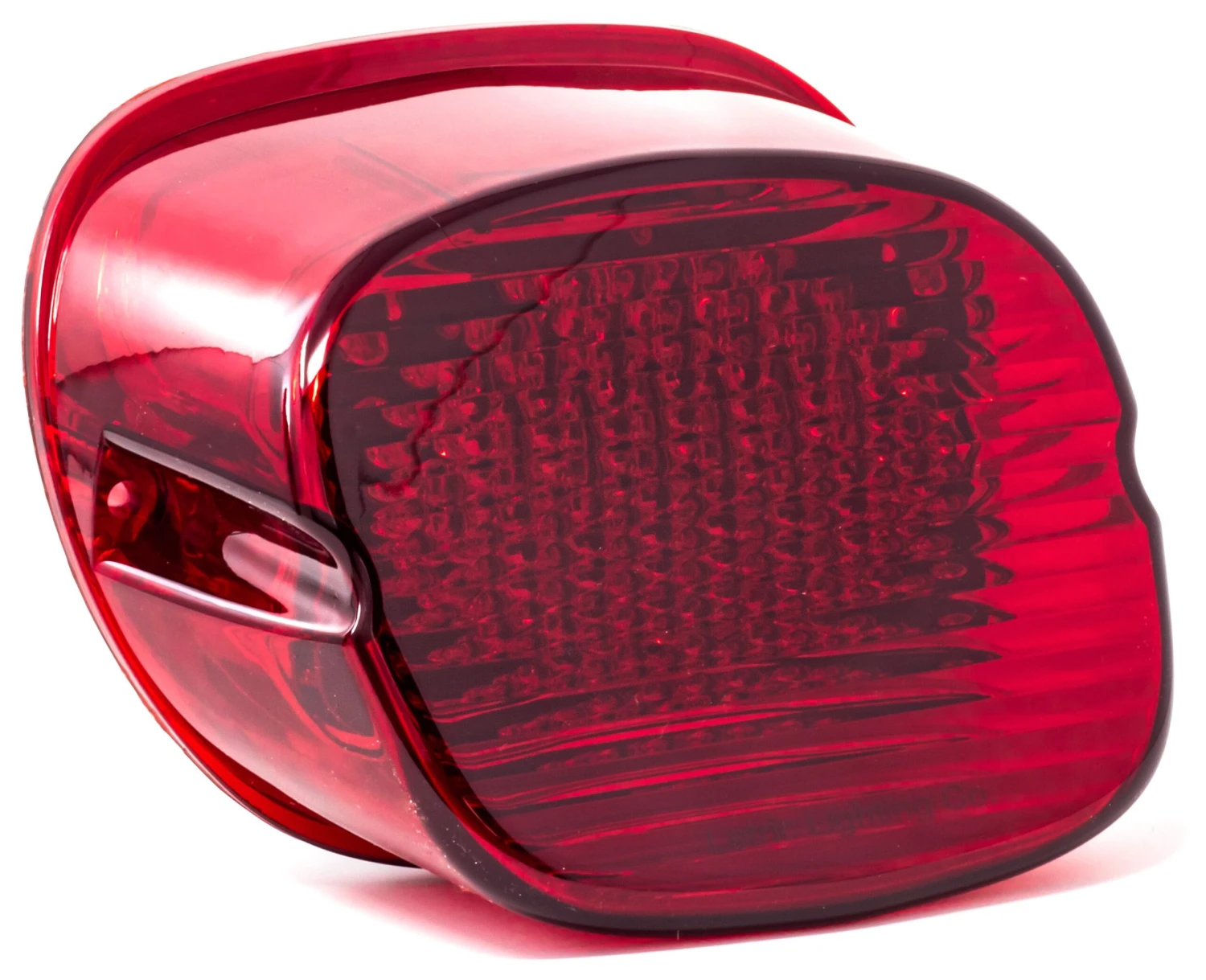 Letric Lighting Co. Deluxe Slantback LED Taillight W/ No Plate Window For Harley 1999-2023
