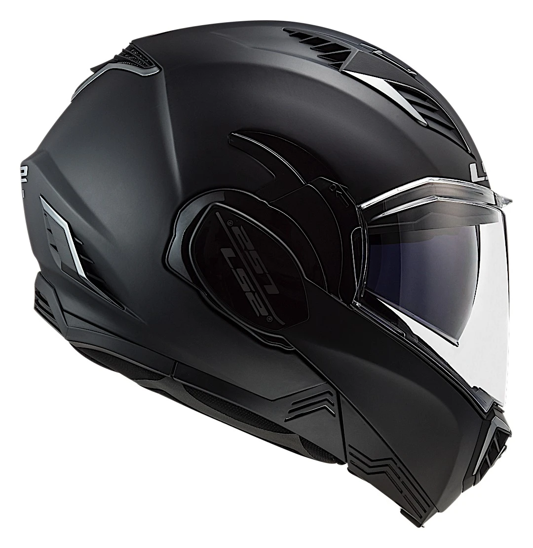 LS2 Valiant II Blackout Helmet - Image 4