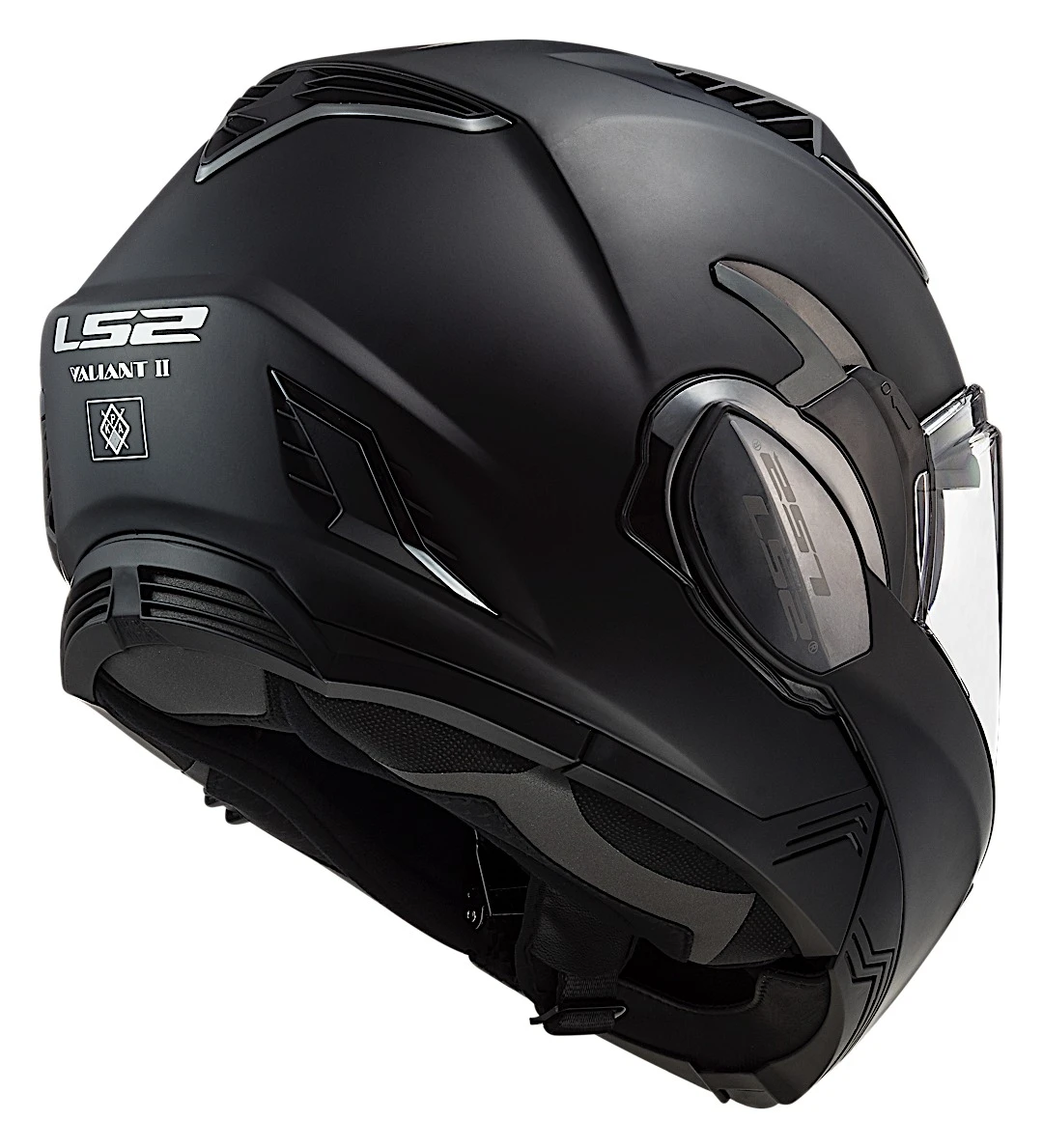 LS2 Valiant II Blackout Helmet - Image 5