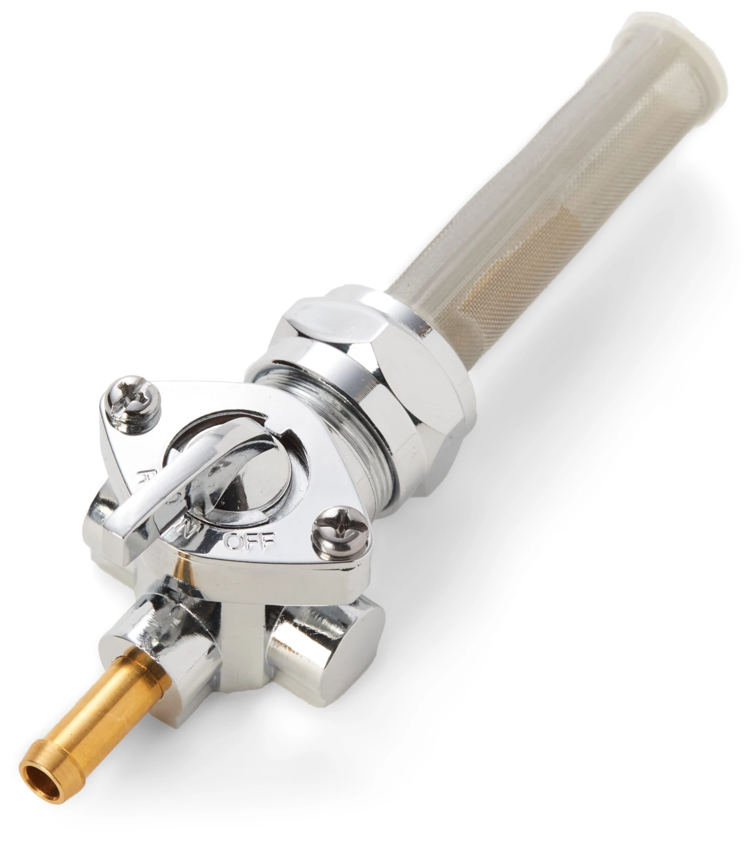 Milwaukee Twins Chrome Diaphragm Type Straight Petcock