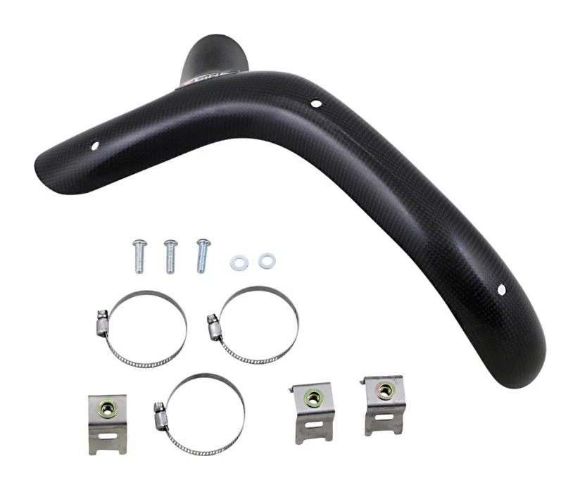 Moose Racing E-Line Carbon Fiber Pipe Guard KTM / Husqvarna 350 EXC-F / XCF-W / FE350 Carbon Fiber [Open Box]