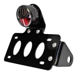 TC Bros 'Stop' Side Mount Tail Light / License Plate Bracket